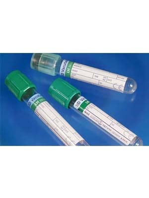 VACUTAINER CHROM TUBE D/GREEN - Box/100