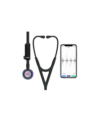 Stethoscope CORE Digital 3M Littmann Black Rainbow 27-inch