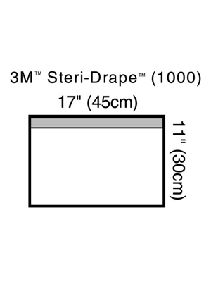 3M™ Steri-Drape™ Small Towel Drape 45 cm x 30 cm Box/10