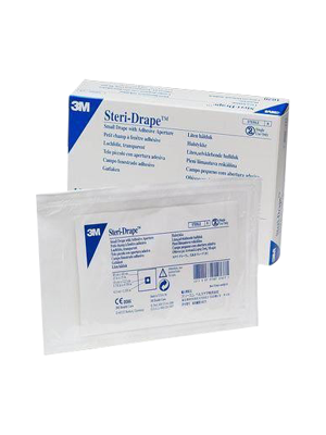 3M™ Steri-Drape™ Incise Drape 10cm x 20cm Box/10