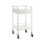 Dressing Trolley with 1 Drawer and Rail 490 x 490 x 900mm