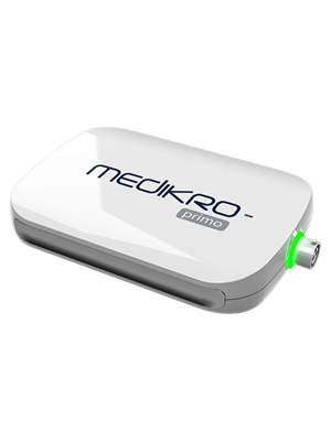 Medikro® Primo PC-based office spirometer with 15 mouthpieces 