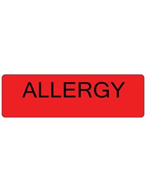 Label Drug “Allergy” Orange – Box/800