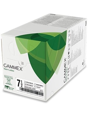 GAMMEX Non-Latex Surgical Gloves Size 7.5 - Box/50