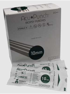 Acu-Punch® Biopsy Punches 10mm - Pkt/10