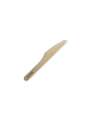 BioPak 16cm Wood Knife - Ctn/1000