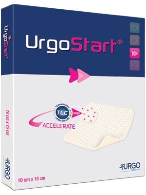 UrgoStart Foam Protease Modulating Matrix Dressing 10x10cm - Box/10