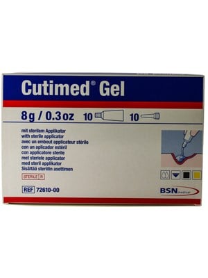 CUTIMED GEL 10X8 GRAMS 10'S