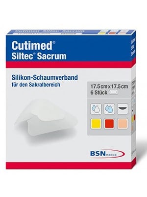 CUTIMED SILTEC SACRUM STE 17.5X17.5 Box/5