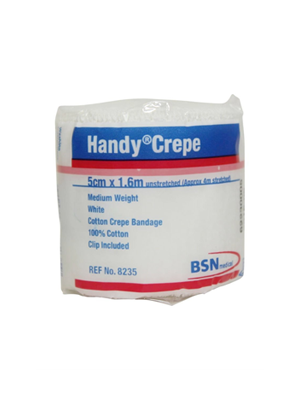 Handy®Crepe Medium 5cm x 1.6m - Pkt/12