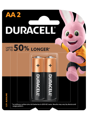 DURACELL BATTERIES #AA - Pkt/2