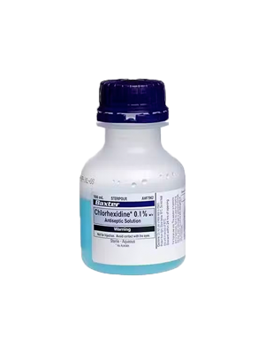 Chlorhexidine 0.1% Antiseptic Solution 100ml - Each
