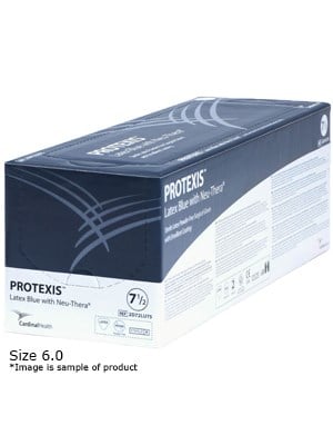 Protexis® Latex Blue Neu-Thera® Surgical Gloves 6.0 - Box/50