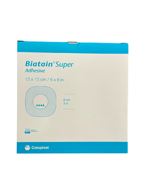 Biatain® Super Hydrocapillary Adhesive, 15cm x 15cm - Box/10