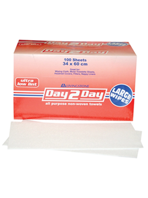 Day 2 Day All Purpose Large Nylon Towel 34x60cm - Ctn/8