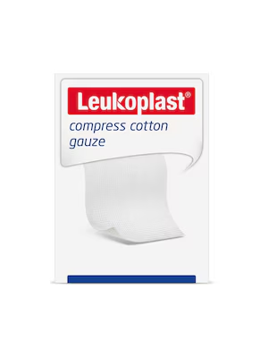 Compress Cotton Gauze, Leukoplast, Absorbent 5cm