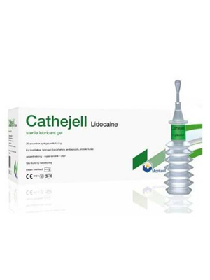 Cathejell Lignocaine 2% Sterile Catheter Lubricant Gel - Box/25