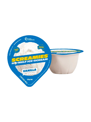 Vanilla SCREAMIES™ No Melt Ice Cream 120g - Ctn/12