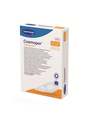 HARTMANN Cosmopor Transparent Film Dressing 9cm x 15cm – Box/25