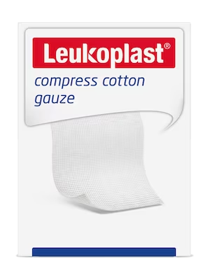 Leukoplast® Compress Cotton Gauze, 10cm x 10cm - Pkt/50