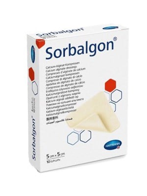 Sorbalgon Soft Gel Dressing 5cm x 5cm- Box/10