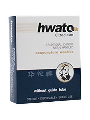 HWATO Acupuncture Needles, No Tube 0.22 Gauge 13mm Needle - Box/100