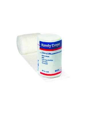 Handycrepe® White Medium Cotton Bandage, 7.5cm x 1.6m - Each