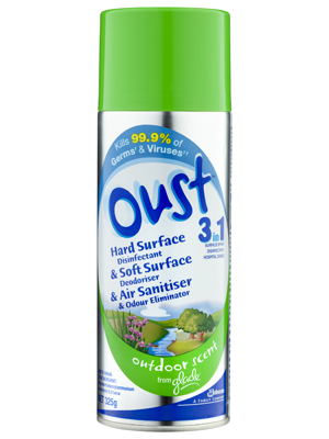 Oust 3in1 Surface Spray Outdoor Scent 325g