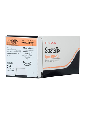 STRATAFIX™ Spiral PGA-PCL Suture Undyed 4-0 14X14cm FS-2 - Box/12