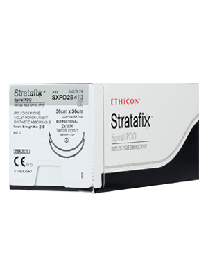 STRATAFIX™ Spiral Polydioxanone Suture Violet 2-0 36cm MH -Box/12