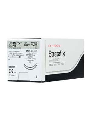 STRATAFIX™ Spiral Polydioxanone Suture Violet 2-0 23cm FS -Box/12