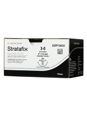 STRATAFIX™ Spiral PDS™ Plus Suture, Violet 3-0 15cm SH - Box/12