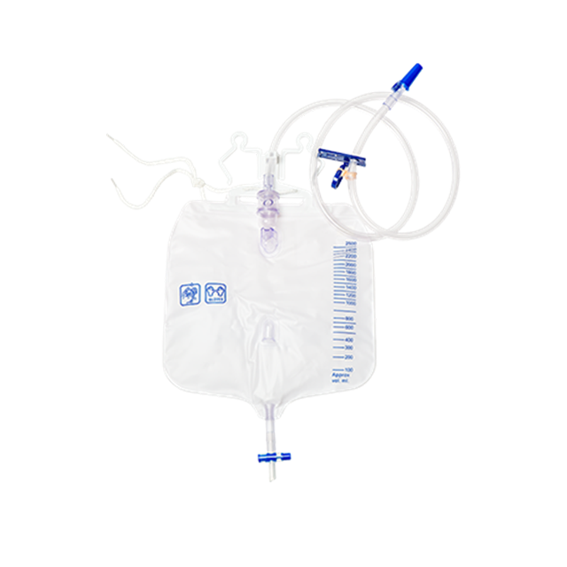 Mediflex Sterile Urine Bag, T Valve 2500mL - Each