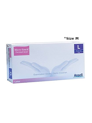 MICRO-TOUCH® DermaClean® Examination Gloves Sterile (M) – Box/100 