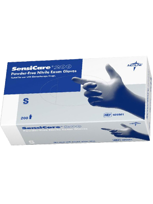 medline sensicare sterile gloves