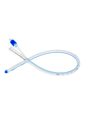 2 Way Foley Catheter 24FR Standard Tip 45cm with 30mL Balloon Blue