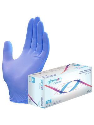 Celeste Nitrile Examination Glove, Powder Free (XL) - Box/180