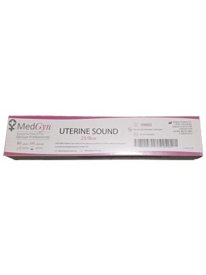 Uterine Sound Disposable 25cm - Box/25