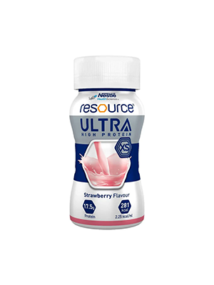 RESOURCE® ULTRA+ High Protein Nutritional Strawberry 125ml - Ctn/24