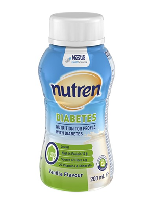NUTREN Diabetes 200ml Vanilla - Ctn/24
