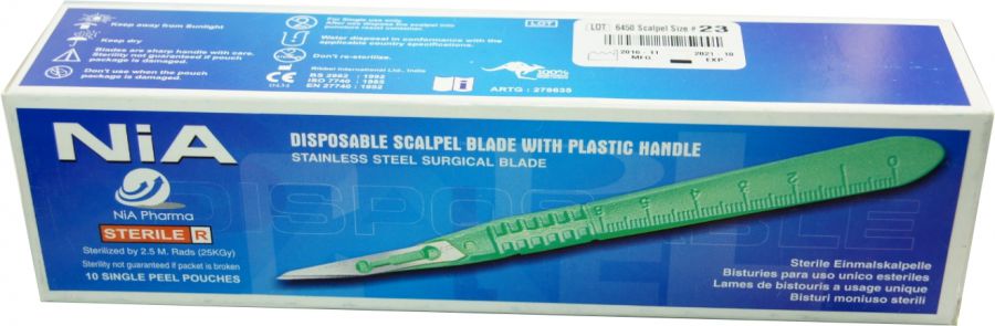 surgical disposable scalpels