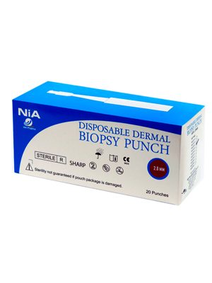 Nia Disposable Dermal Biopsy Punch 2mm 