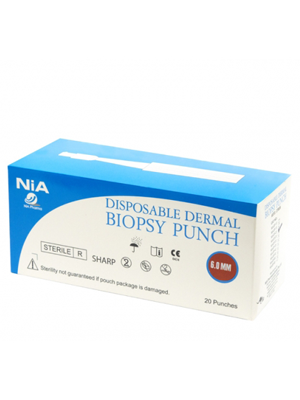 Nia Disposable Dermal Biopsy Punch 6mm 