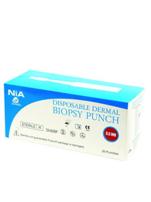 Nia Disposable Dermal Biopsy Punch 8mm