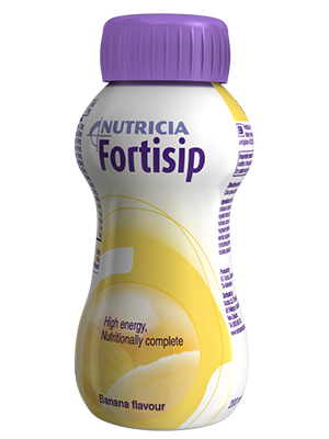 NUTRICIA Fortisip 200ml Bottle Banana - Ctn/24