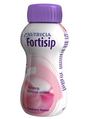 NUTRICIA Fortisip 200ml Bottle Strawberry - Ctn/24