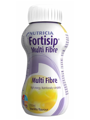 NUTRICIA Fortisip Multi Fibre 200mL Bottle Vanilla - Ctn/24