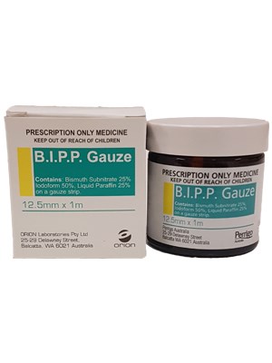 B.I.P.P. GAUZE 1.25cmx1m