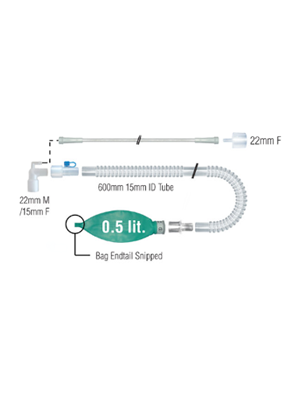 Disposable Anaesthetic Neonate/ Infant Breathing Circuit – Each 