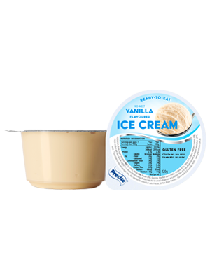 Precise® No Melt Vanilla Flavoured Ice Cream 120g - Ctn/24